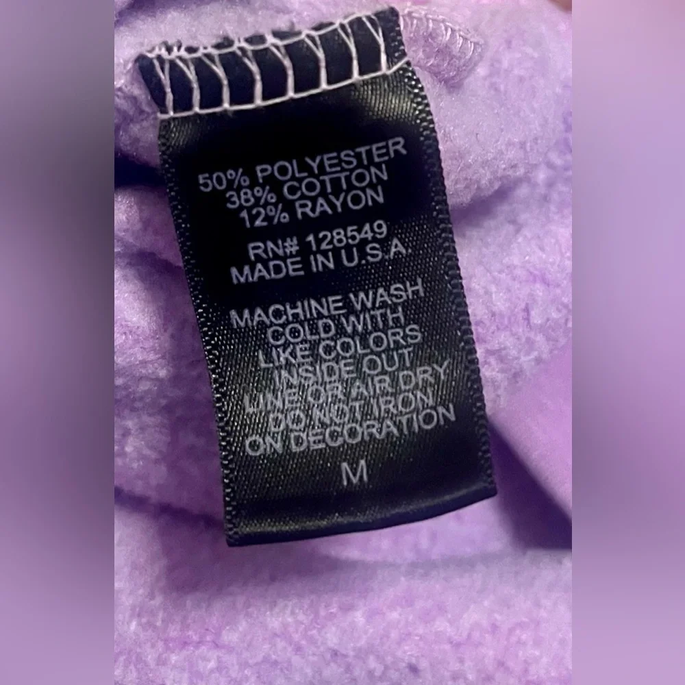 AVIATOR NATION LOGO PULLOVER RELAXED HOODIE - NEON PURPLE - Picture 8 of 8